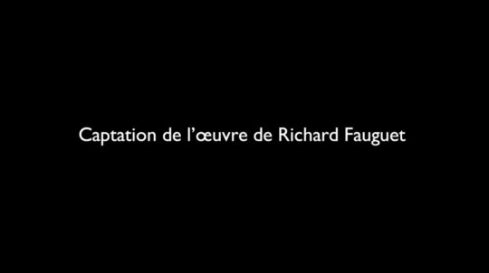 藝術家Richard Fauguet之作品拍攝